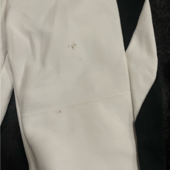 Youth Medium Augusta Sportswear Baseball Pants Loose Leg White‎ Black Striped - Picture 4 of 5